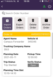 Trucking CDM maakt zending beschikbaarheid voorspelbaar en status updates transparant